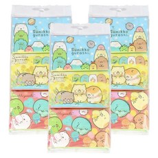 HAYASHI 角落生物 印花面紙 100%原木紙漿 日本製造 迷你型, 6包, 3袋