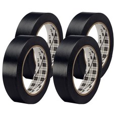 3M 地板標示膠帶 764, 黑色, 4個