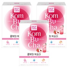 아워티 콤부차 복숭아, 5g, 30개입, 3개