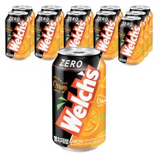 Welch's 威氏 零卡橘子汽水, 355ml, 12罐