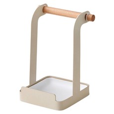 樂司廚品 小鐵立式湯勺架 收納, 1個, 奶茶色