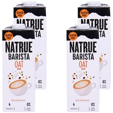 NATRUE 바리스타오트 오트 드링크, 4개, 1L