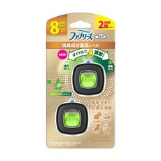 febreze 風倍清 夾式車用出風口消臭芳香劑 2個, 5ml, 1組, 綠葉薄荷
