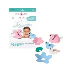 Quut 立體拼貼 天鵝湖, 兒童浴玩具, 自己動手組裝, 混合色, 1個