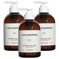 저스트에즈아이엠 인텐시브 스칼프케어 나는샴푸 넘버 원 피그 플로럴 향, 480ml, 3개