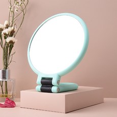 유엘 접이식 확대경 화장 거울 X10, 그린