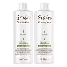 Mediflower穀物潔面水, 500ml, 2個