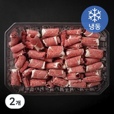 뉴질랜드산 MAUM 차돌양지 돌돌말이 불고기 샤브샤브용 (냉동), 2개, 800g
