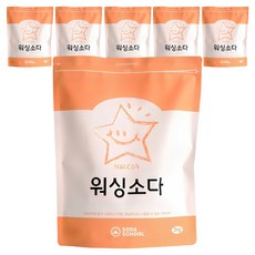소다스쿨 워싱소다 세탁세제, 3kg, 6개