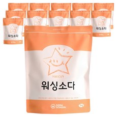소다스쿨 워싱소다 세탁세제 본품, 3kg, 12개