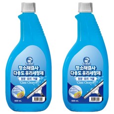 多用途玻璃清潔劑補充包, 2個, 600ml