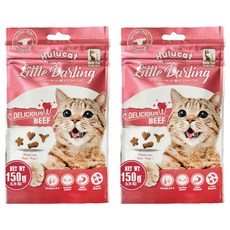 HULUCAT 貓用卡滋化毛潔牙餅，4種造型，6種口味, 牛肉, 150g, 2包