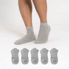 에이원패션 남성용 실속형 무지 초미니 양말 5켤레 세트