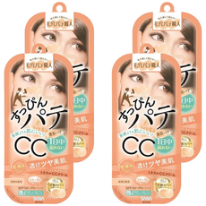 Keana Pate SHOKUNIN 毛孔職人 光透豔澤CC霜, 奶霜般柔滑質地, SPF50+ PA++++, 自然膚, 30g, 4條