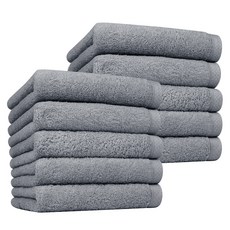 松月毛巾 Silph 毛巾 160 克 40 支精梳紗, 灰色, 10個