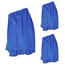 월드크린 바둑 극세사 마포걸레 300g, 3개, 블루