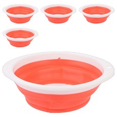 디어모모 접이식 화장실 욕실 대야 세발기 중, 랜덤발송, 5개