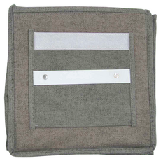 FANCY LIFE 衣櫥收納掛袋 五層 灰色, 27 x 27 x 100cm