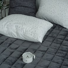 HEIRLOOM 自體發熱固定帶Stay固定帶床墊, 炭灰色