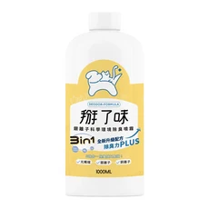 DEODOR-FORMULA 掰了味 銀離子科學環境除臭噴霧 補充瓶 3合1全新升級配方 除臭力PLUS, 1L, 1瓶