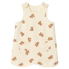 愛心熊三層保暖睡眠背心