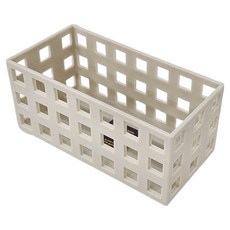 GINII 基尼 積木系列收納籃 G03071F, 象牙白, 3個