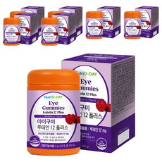 Nutri D-DAY 葉黃素12Plus心型軟糖 藍莓口味, 60顆, 7罐