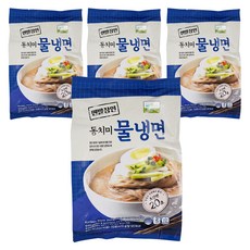 Chilkabnongsan 韓式醃蘿蔔泡菜水冷麵 2人份, 4包, 902g