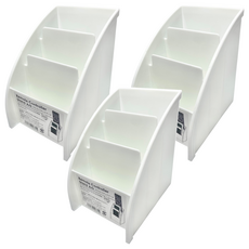 YAMADA 山田化學 203 三層置物盒, 1入, 白色