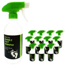 슈퍼케어 버블 풋삼푸 레몬민트향, 500ml, 12개, 1개입
