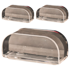 YKM INDUSTRIES 透明迷你智慧型手機支架, 3個, 透明