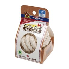 DoggyMan 多格漫 自然素材棉質潔牙遊戲球 犬用, 85329, 1顆