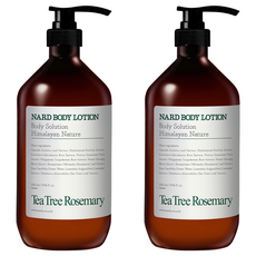 NARD 茶樹迷迭香乳液, 1000ml, 2瓶