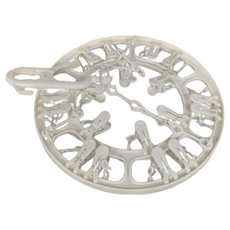 HIKARI 日光生活 極凈晒衣架 18夾 X314-2 直徑31.5cm, 白色, 1個