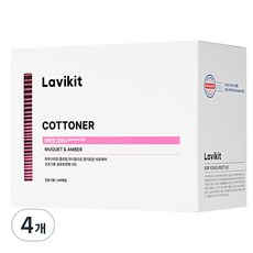 La vikit 塗層片織物柔軟精嬰兒麝香香味原創產品, 40入, 4個