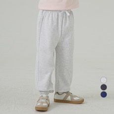 LollyTree 兒童基本款刷毛束口鬆緊長褲