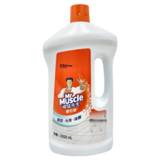 Mr Muscle 威猛先生 愛地潔磨石樂 清潔 光亮 保護, 2L, 1桶