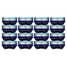 與 Qgio Gillette 兼容的高級剃須刀片, 4個, 4個