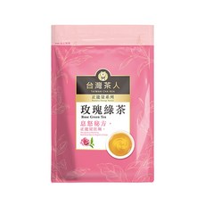 台灣茶人 正能量系列 玫瑰綠茶, 2g, 25包, 1袋
