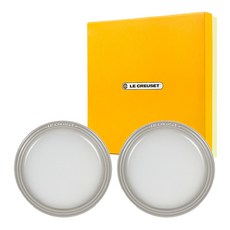 르크루제 원형 접시 2p, 미스트그레이, 2개