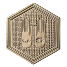 handhandhand 車用擴香盒組 香薰精油 陶瓷香片 金屬支架, 紅茶/麥田金, 1組