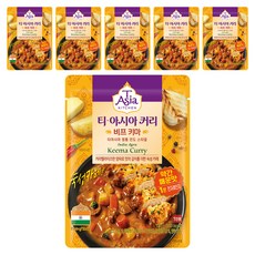 티아시아키친 비프 키마 커리, 170g, 6개