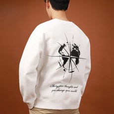 Granfinny 羅盤印花大學T GFMT118