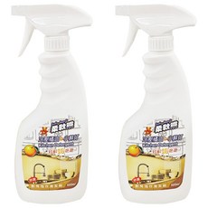 Soft Bear 柔軟熊廚房清潔劑 (600ml噴霧瓶+600ml補充瓶) 冷壓橘油 小蘇打, 600ml, 2組