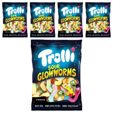 Trolli 酸味蚯蚓造型軟糖 12入, 100g, 5包