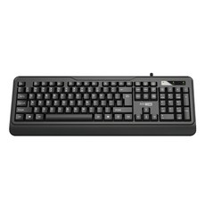 ALTEC LANSING 專業級有線鍵盤 104鍵 高光澤UV絲印油墨 防潑灑設計, Black, ALBK6331, 製造軸