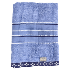 ONE&ONE 慶峯棉業 台灣製精梳棉緞檔浴巾, 1條