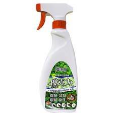 YOUG WANG 永旺 優克力殺蟲液劑 500ml-防治蒼蠅、蚊子、蟑螂、跳蚤-適用於園藝、家庭、餐廳、旅館、盆景、寵物房舍, 1瓶, 1個