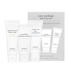 nooni 肌膚手部護理組 洗手乳+保濕乳霜+泡沫洗面乳 3件組, 1套