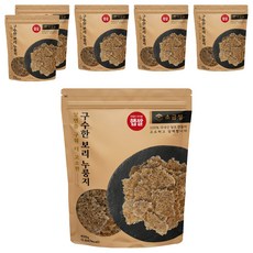 소금성 양면구워 구수한 보리 누룽지, 6개, 450g